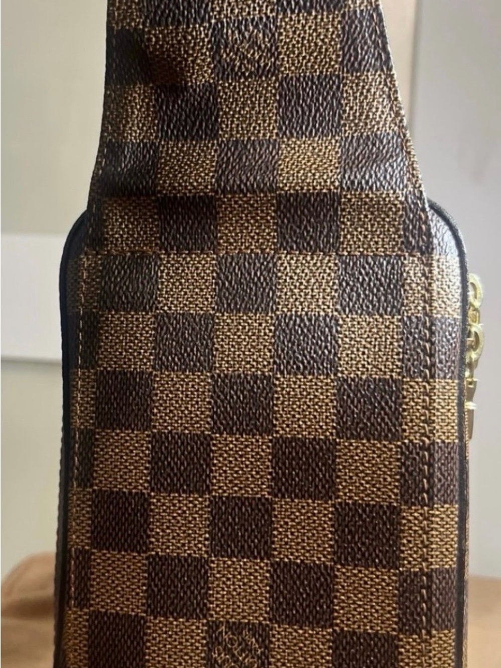 Louis Vuitton Brown Damier Ebene Checker Crossbody Pouch - Picture 5 of 12
